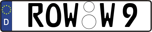 ROW-W9