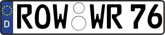 ROW-WR76