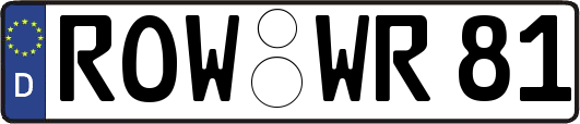ROW-WR81