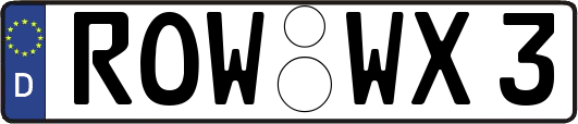 ROW-WX3
