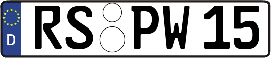 RS-PW15