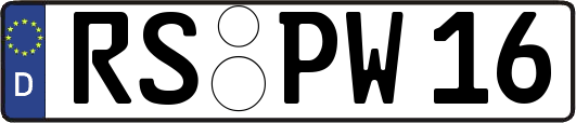RS-PW16