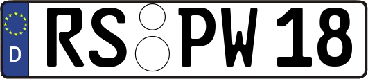 RS-PW18