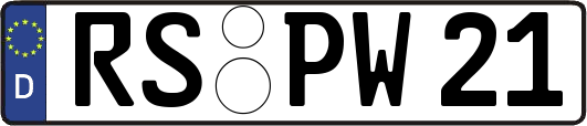 RS-PW21