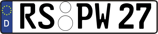 RS-PW27