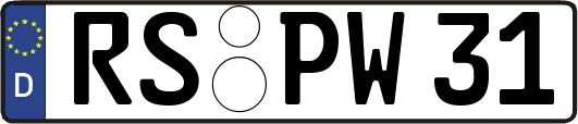 RS-PW31