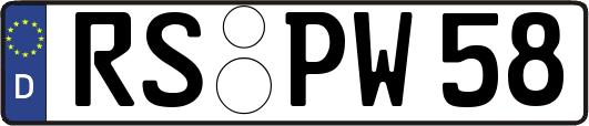 RS-PW58