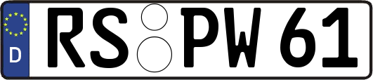 RS-PW61