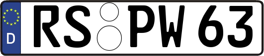 RS-PW63