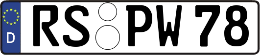 RS-PW78
