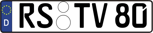 RS-TV80