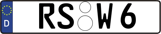 RS-W6