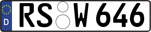 RS-W646
