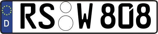 RS-W808