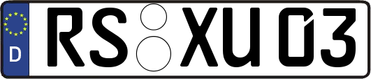 RS-XU03