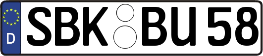 SBK-BU58