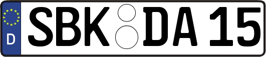 SBK-DA15