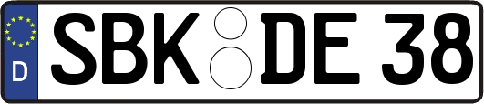 SBK-DE38