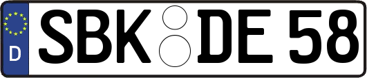 SBK-DE58