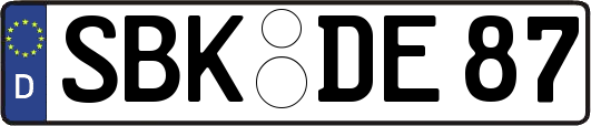 SBK-DE87