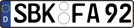SBK-FA92