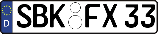 SBK-FX33