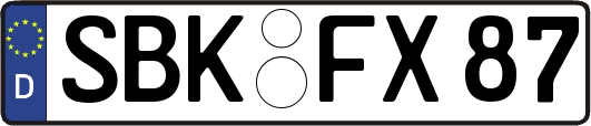 SBK-FX87
