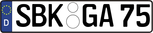 SBK-GA75
