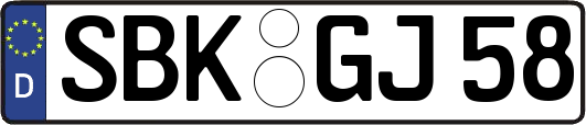SBK-GJ58