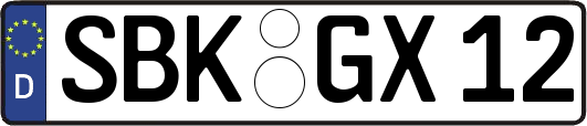 SBK-GX12