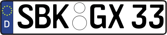 SBK-GX33