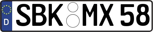 SBK-MX58