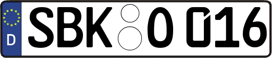 SBK-O016