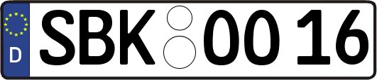 SBK-OO16