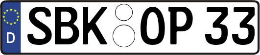 SBK-OP33