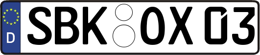 SBK-OX03