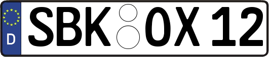 SBK-OX12