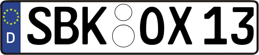 SBK-OX13
