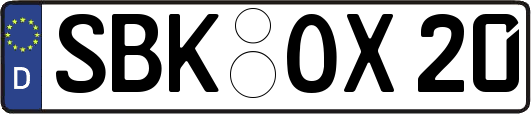 SBK-OX20