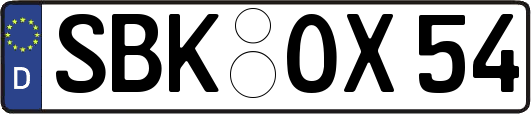 SBK-OX54
