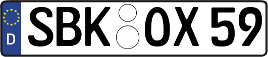 SBK-OX59