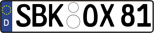 SBK-OX81