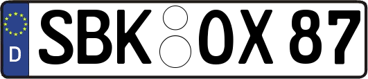 SBK-OX87