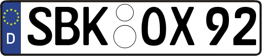 SBK-OX92