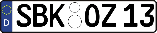 SBK-OZ13