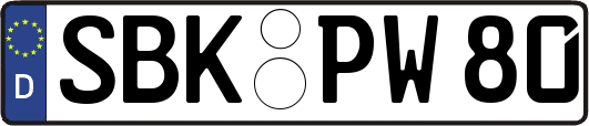 SBK-PW80