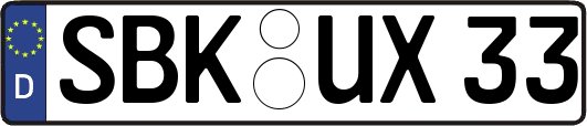 SBK-UX33