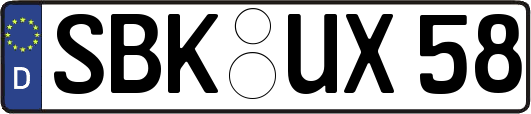 SBK-UX58