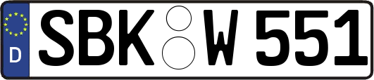 SBK-W551