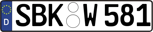 SBK-W581